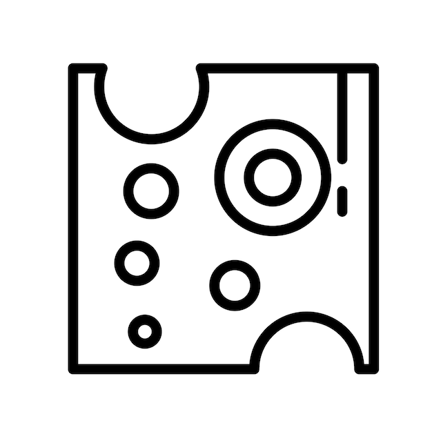 Premium vector illustration of cheese