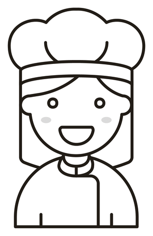 Woman cook coloring page free printable coloring pages