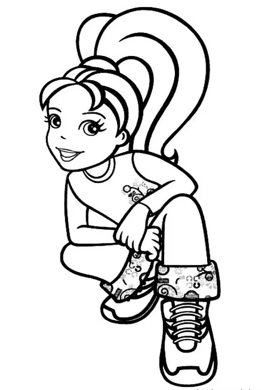 Desenhos da polly pocket para colorir e imprimir