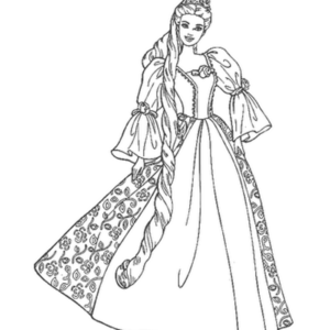 Barbie christmas coloring pages printable for free download