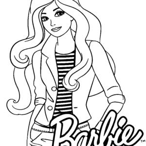 Barbie coloring pages printable for free download