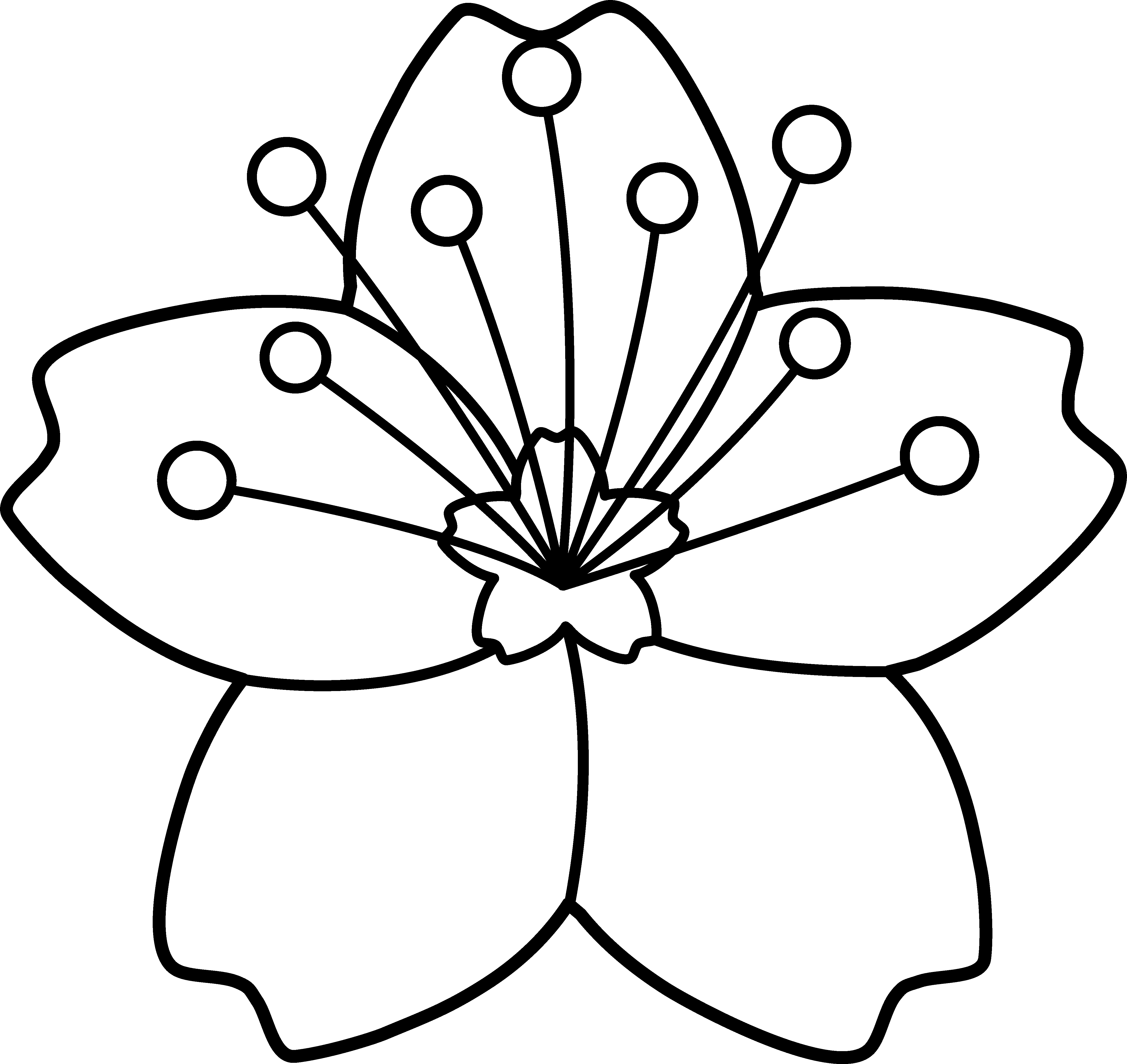 Cute free clip art and coloring pages edredones japoneses flores para dibujar bordado japonãs