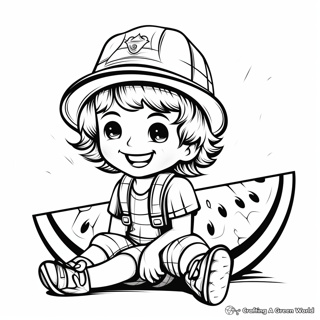 Fruit coloring pages