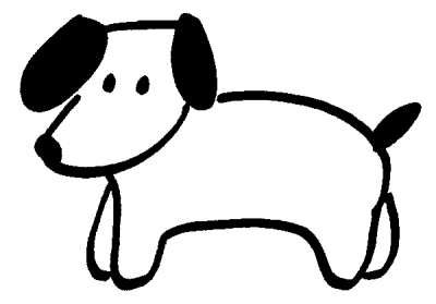 Free dog coloring page clipart pages of public domain clip art