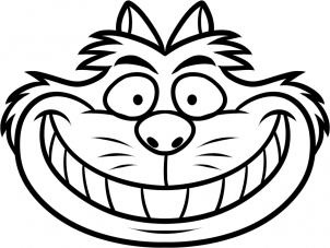How to draw cheshire cat easy step by step disney characters cartoons drawâ alice in wonderland drawings cheshire cat drawing alice in wonderland characters