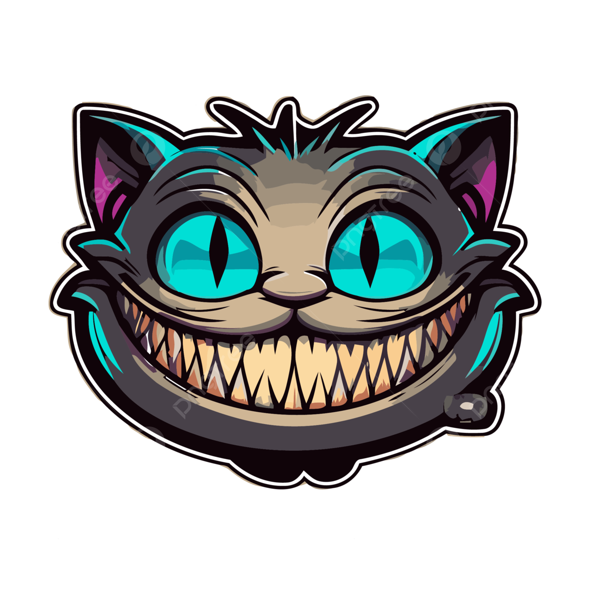 Cheshire cat png transparent images free download vector files