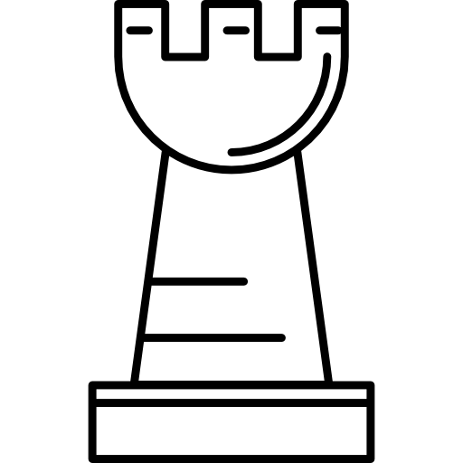 Chess tower icon