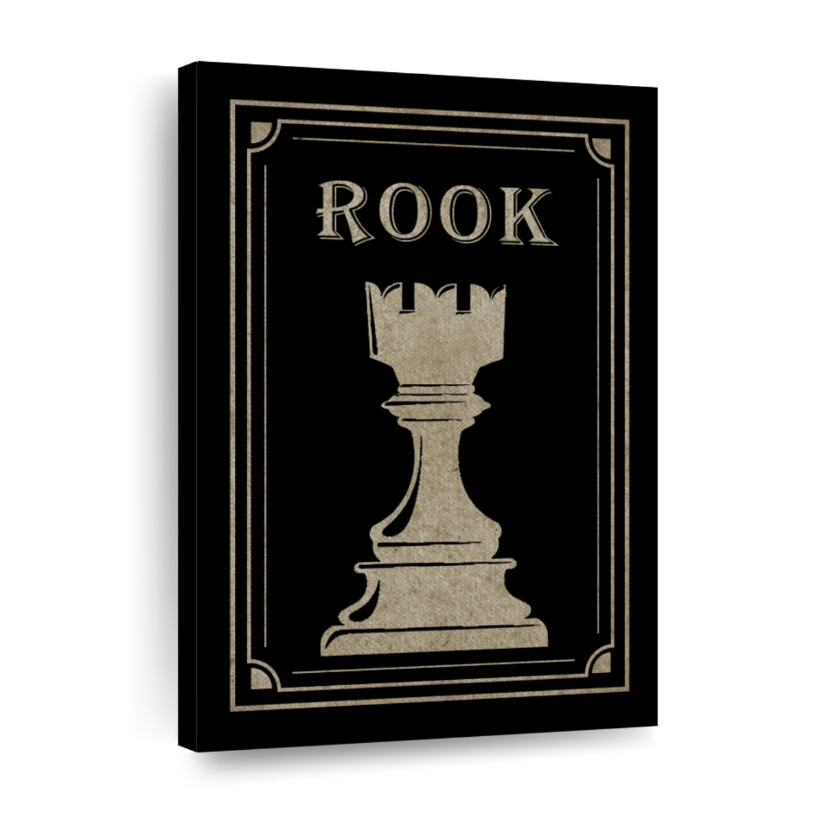 Chess rook art canvas prints frames posters