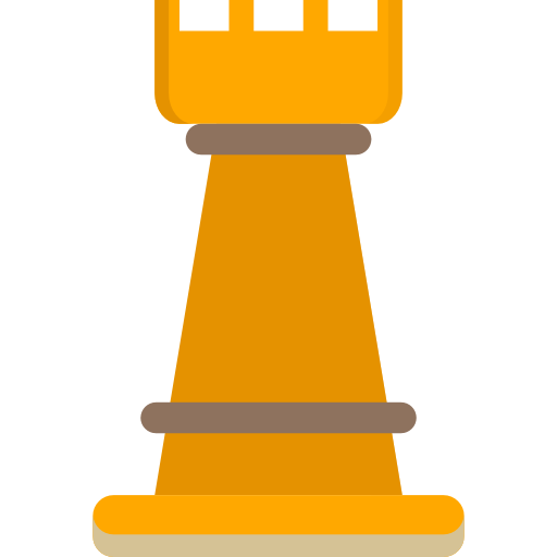 Chess sports piece rook sport icon