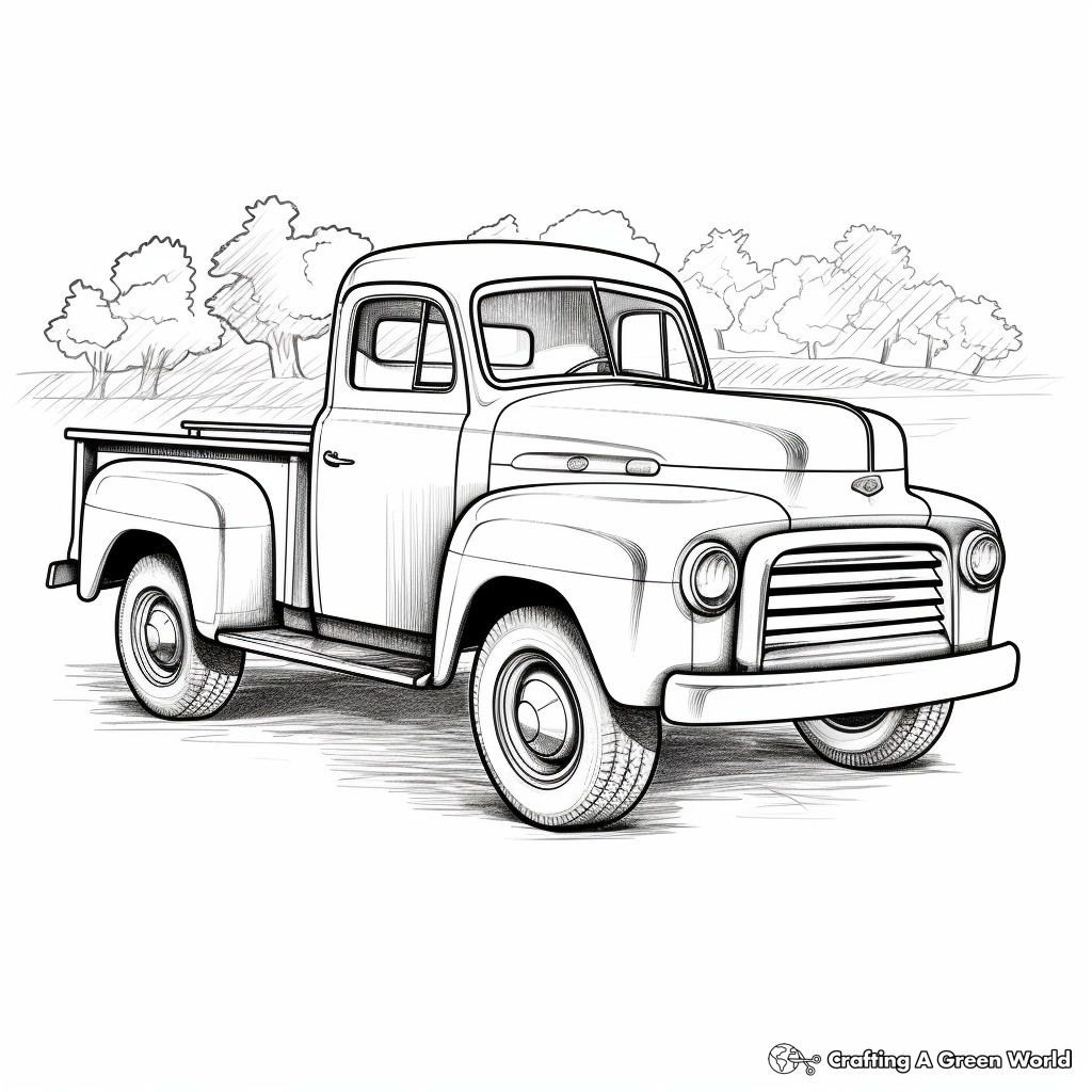 Truck coloring pages