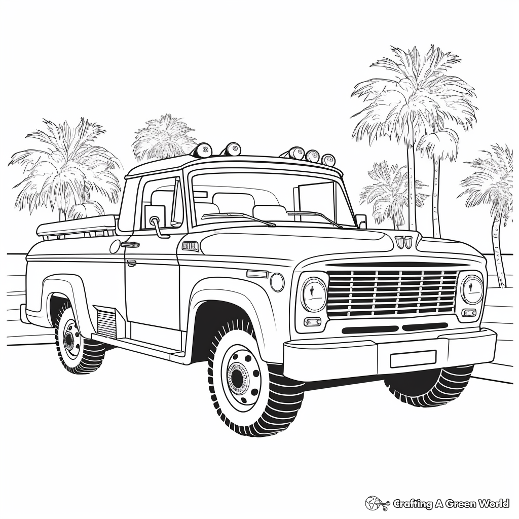 Cars and trucks coloring pages