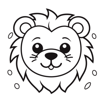 Easy lion drawing png transparent images free download vector files
