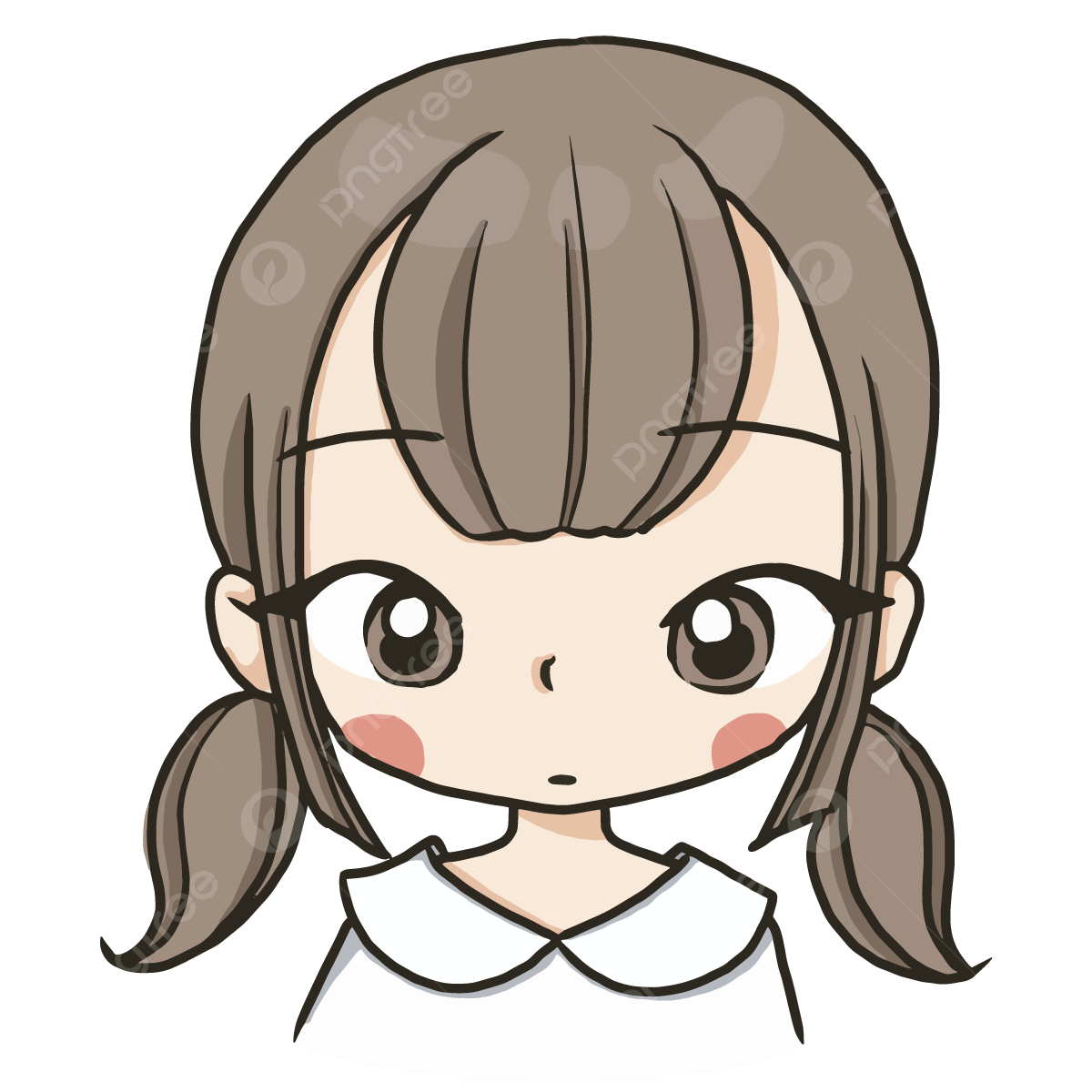 Girl avatar cartoon doodle kawaii anime coloring page cute illustration drawing clip art character chibi manga ic vector car drawing anime drawing cartoon drawing png and vector with transparent background for free