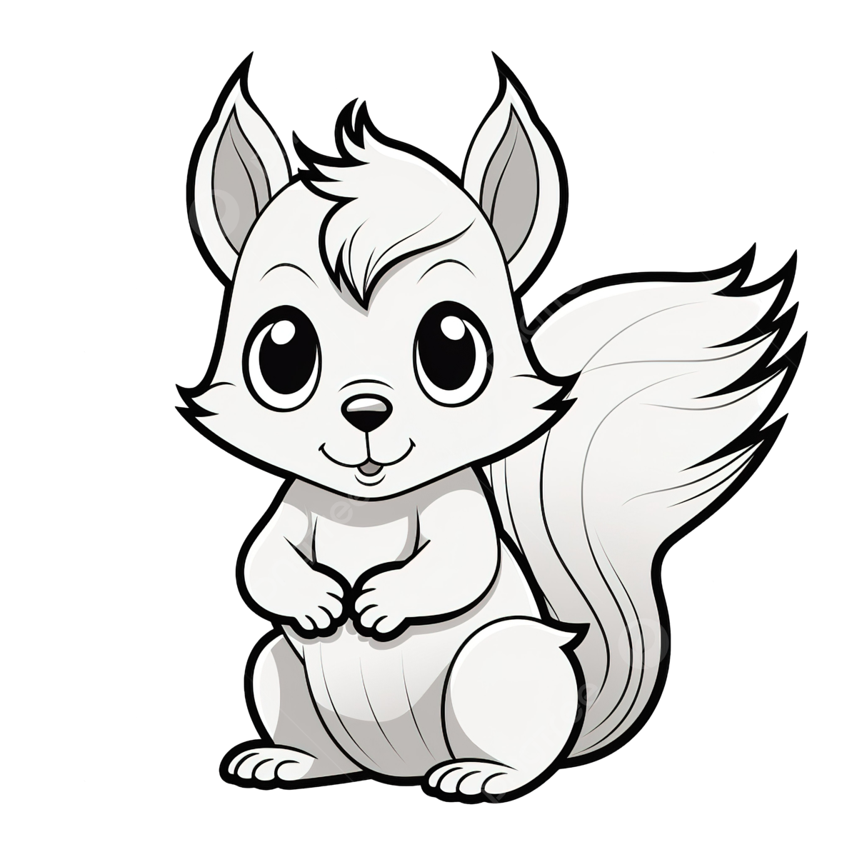 Cartoon squirrel doodle kawaii anime coloring page cute illustration drawing clipart character chibi manga ics car drawing anime drawing cartoon drawing png transparent image and clipart for free download
