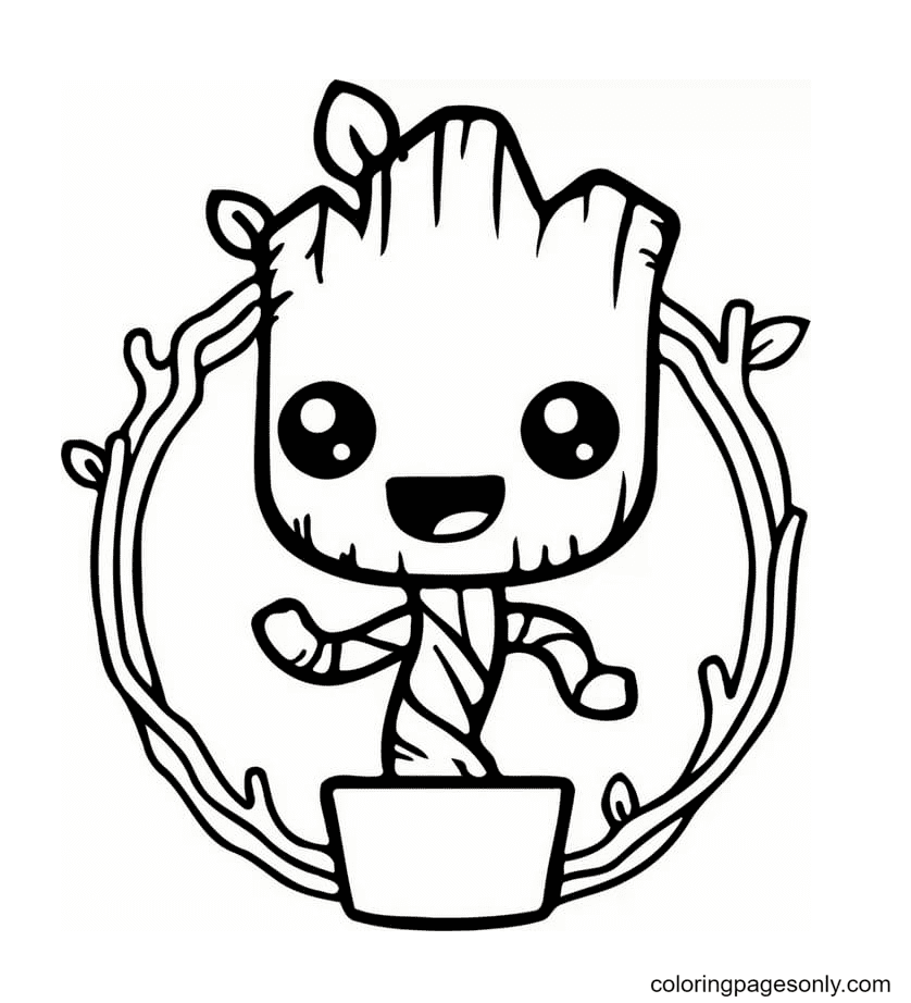 Kawaii coloring pages
