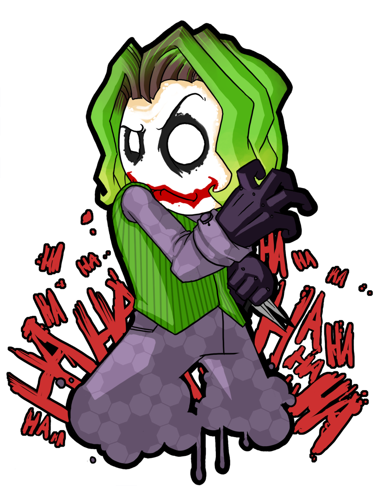 Mini chibi joker by scribblepit on deviantart joker art joker batman joker wallpaper