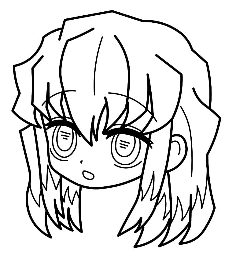 Muichiro tokito coloring pages printable for free download