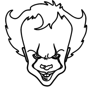 Pennywise coloring pages printable for free download