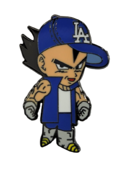 Los angeles dodgers chibi goku metal pin â exclusive fitted inc