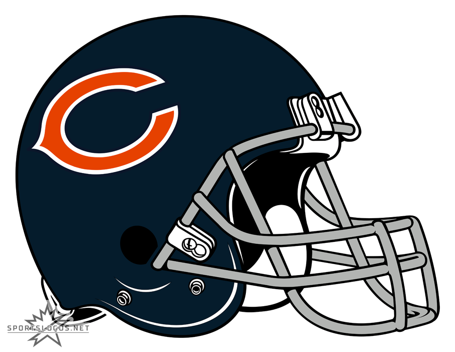 Chicago bears helmet