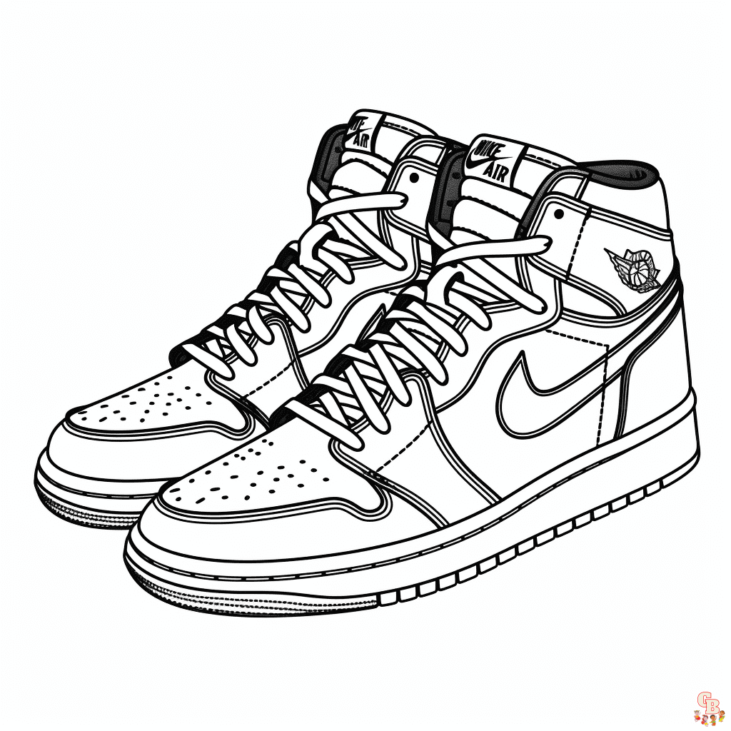 Printable jordan coloring pages free for kids and adults