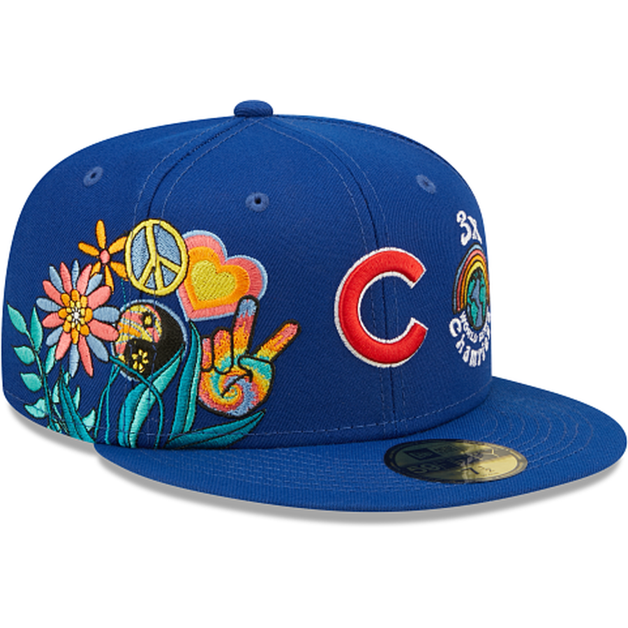 New era chicago cubs groovy fifty fitted hat