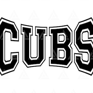 Cubs jersey font