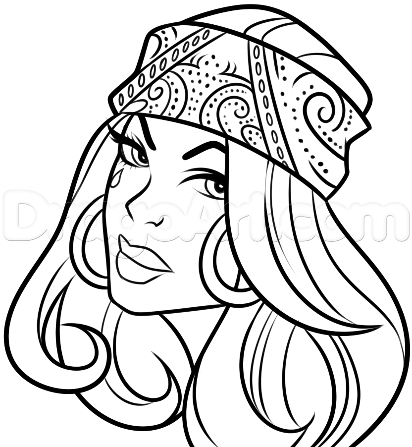 Chola tattoo drawing step by step faces people free online drawing tutorial added by dawn november â prison art chicano drawings prison drawings