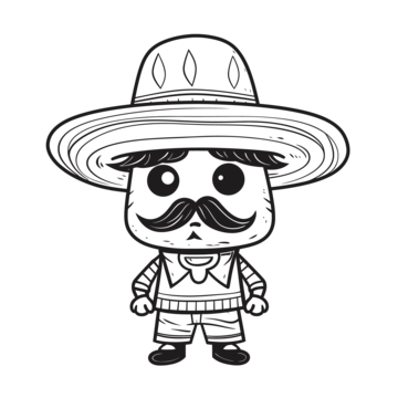 D mexican man png transparent images free download vector files