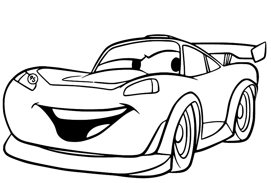 Lightning mcqueen coloring pages