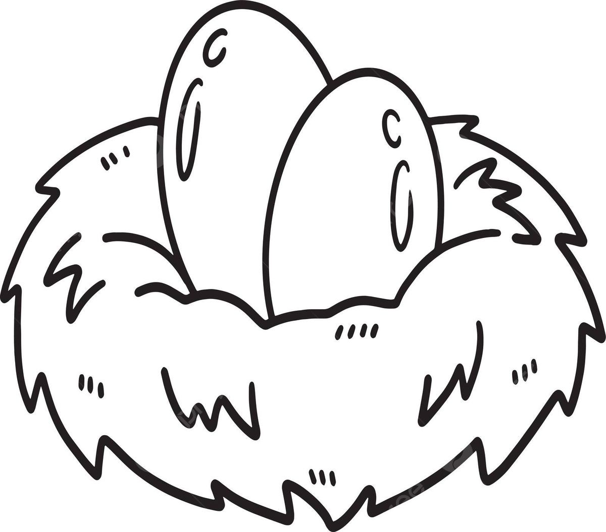 Egg in a nest isolated coloring page for kids vector egg drawing ring drawing kid drawing png and vector with transparent background for free download