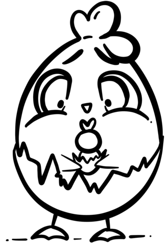 Cutie egg coloring page free printable coloring pages