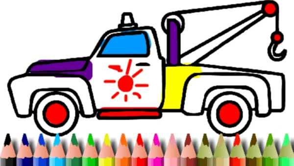 Bts trucks coloring book ðï play now on