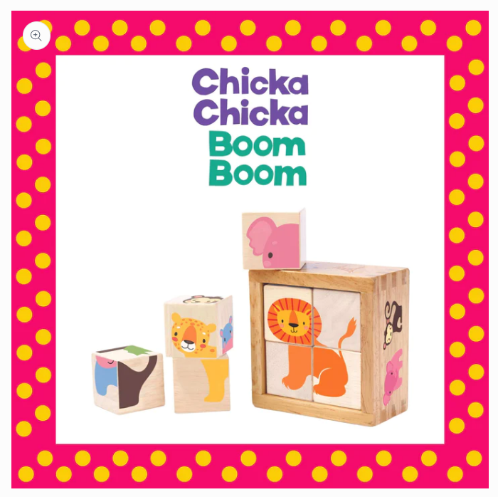 Chicka chicka boom boom buddy blocks