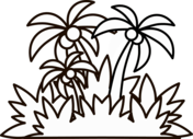 Palm tree coloring pages free coloring pages