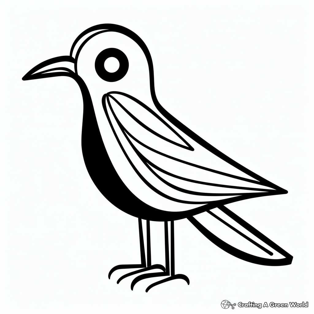 Chickadee coloring pages