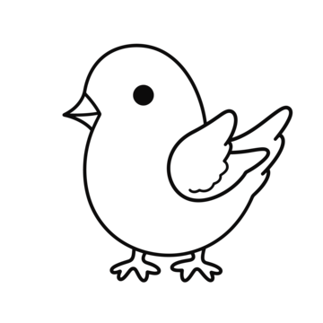 Cute bird drawing png transparent images free download vector files