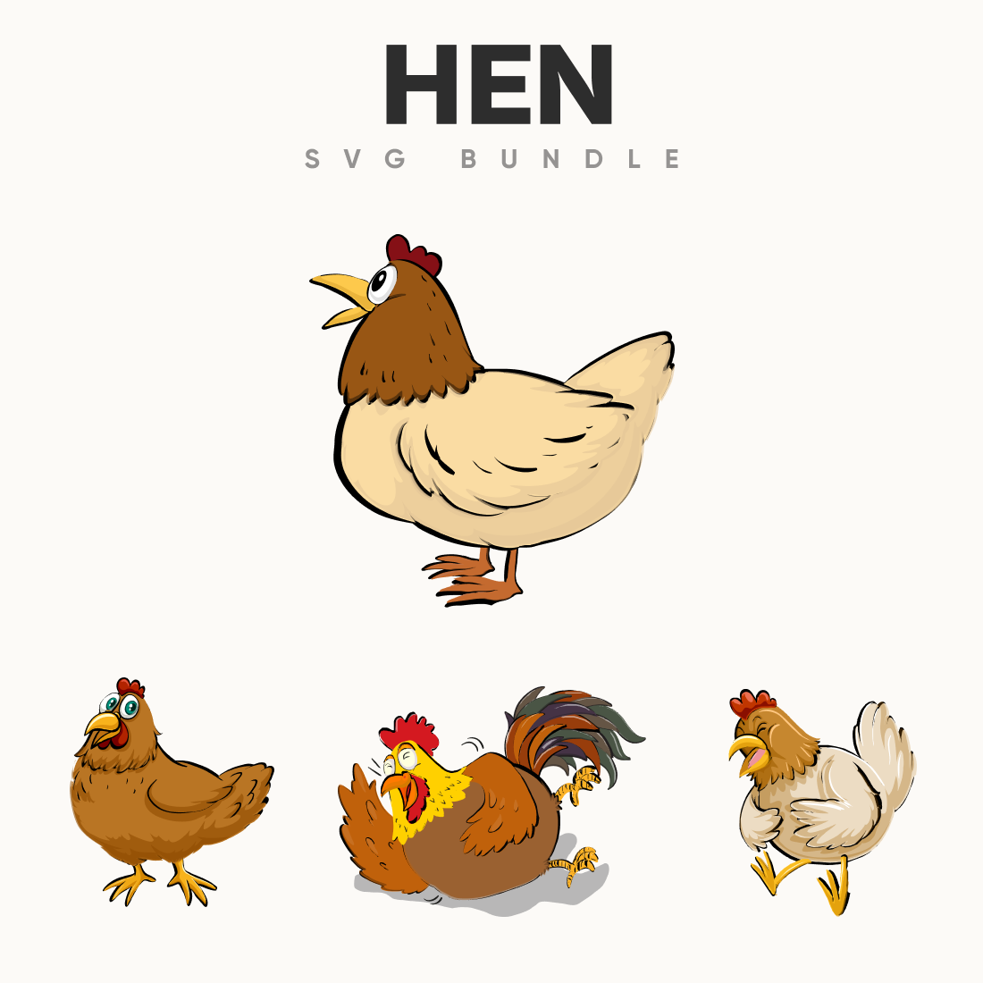 Hen svg designs â