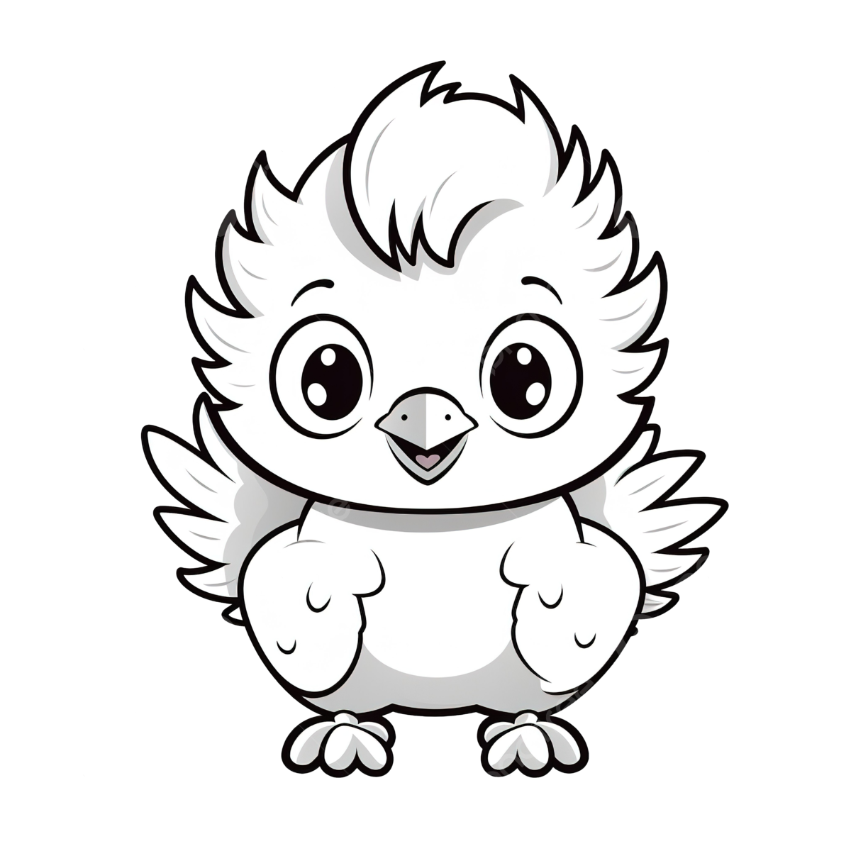 Chicken doodle png vector psd and clipart with transparent background for free download
