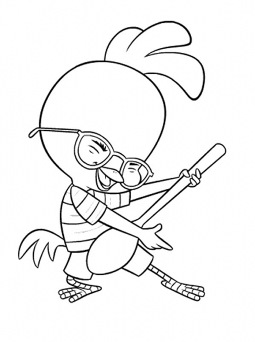 Coloring page chicken little animation movies â printable coloring pages