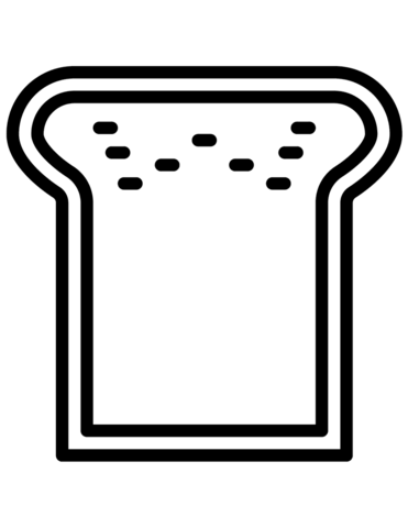 Breakfast toast coloring page free printable coloring pages