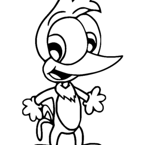 Woody woodpecker coloring pages printable for free download