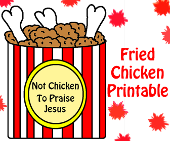 Church house collection blog not chicken to praise jesus cutout printable template craft for sunday school kids