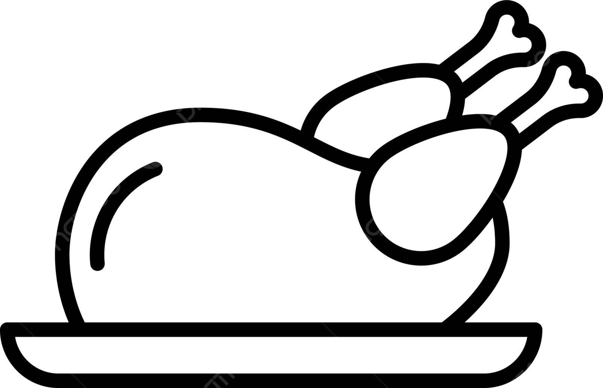 Chicken outline png transparent images free download vector files