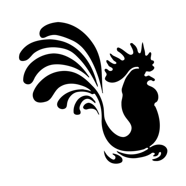 Premium vector hand drawn hen and chicken kawaii coloring page illustration