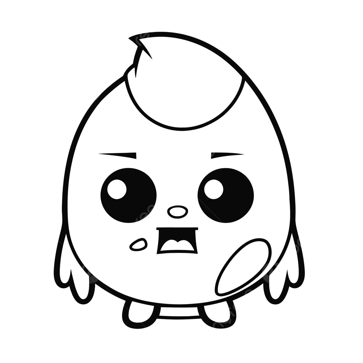 Kids coloring vegas characters coloring page cute chicks outline sketch drawing vector force drawing force outline force sketch png and vector with transparent background for free download