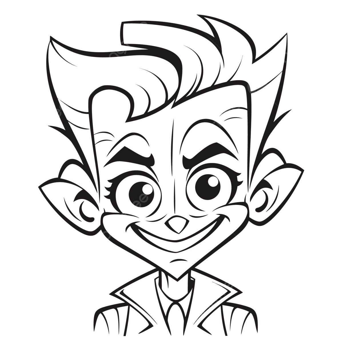 Dibujo de la cara un boceto contorno nião dibujos animados vector png dibujos dibujo del coche dibujo de dibujos animados dibujo de ala png y vector para dcargar gratis
