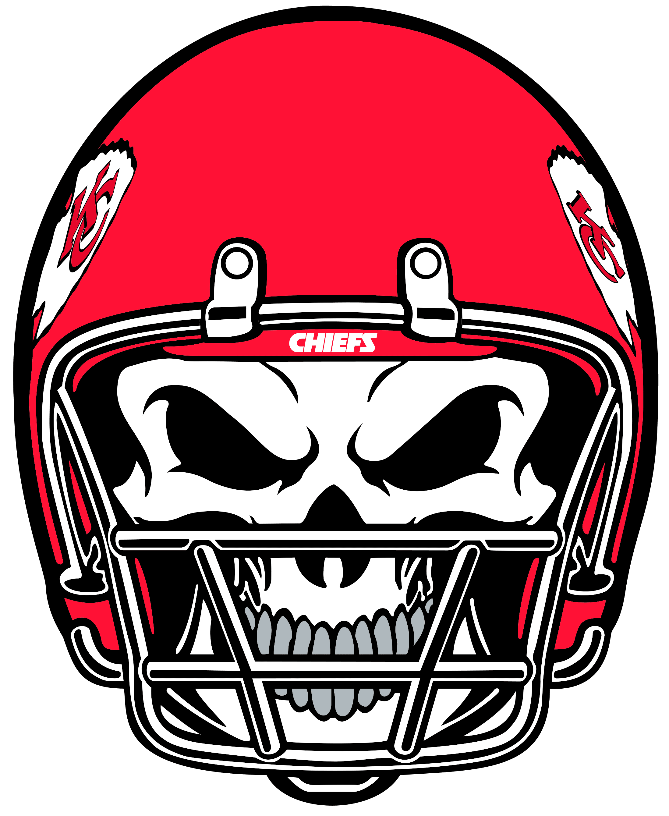Kansas city chiefs helmet football coloring pages nfl football