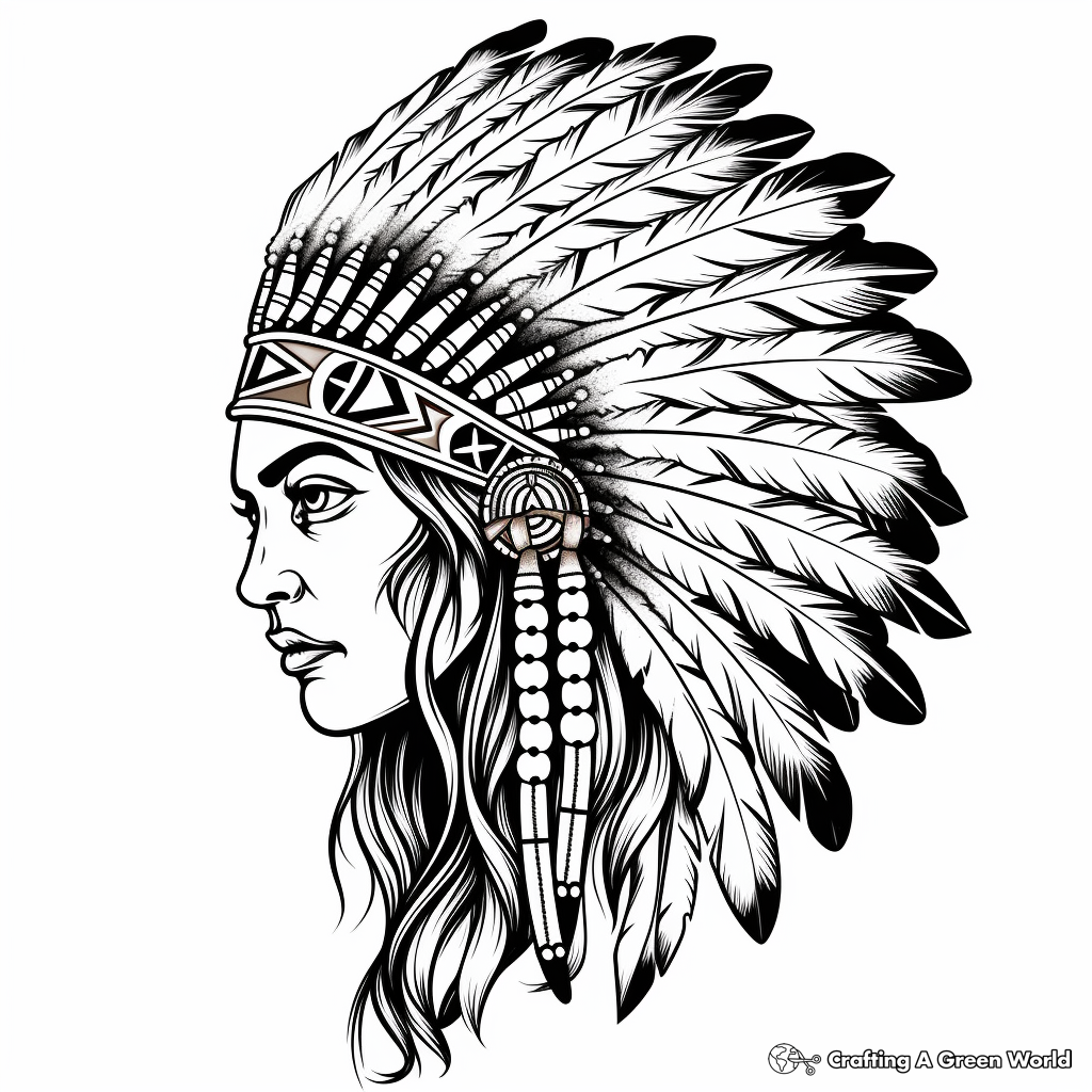 Feather coloring pages