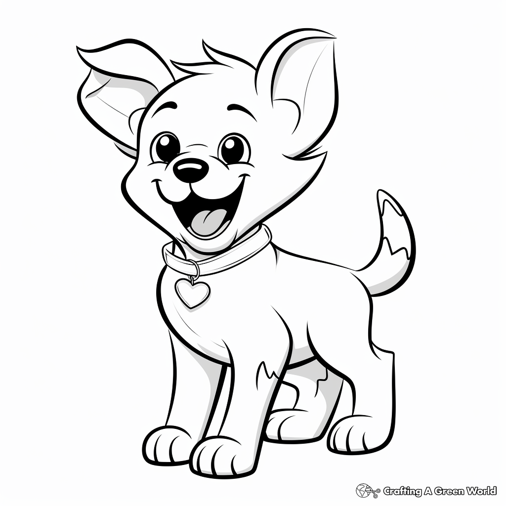Shiba inu coloring pages